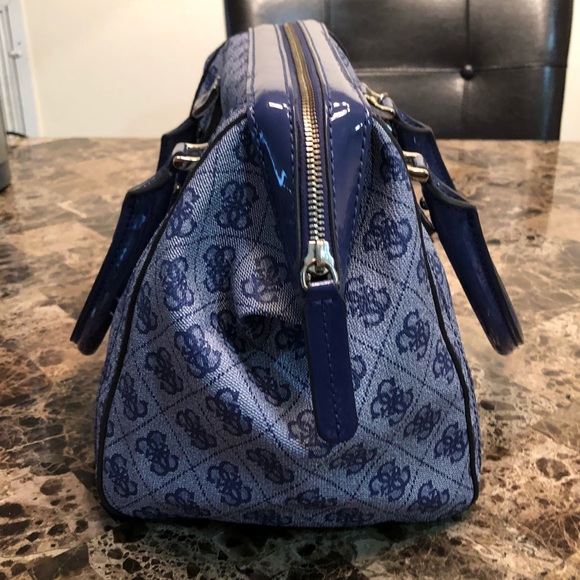 Periwinkle GUESS Satchel - Picture 3 of 7